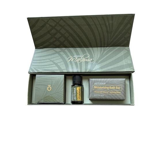 NEW Doterra Malama Collection: Essential Oil Bath Bar Hand Cream Box Set - Picture 5 of 6